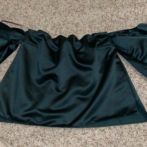Zara green top